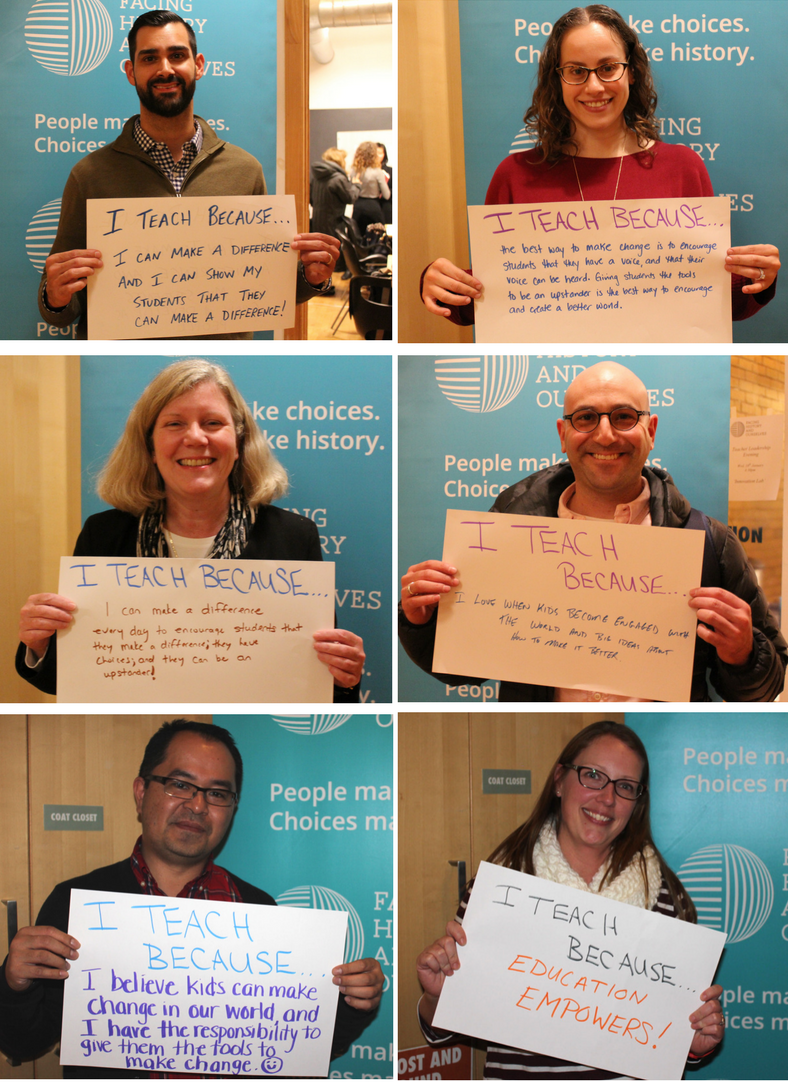 Facing History Teachers Answer The Question Why Do You Teach